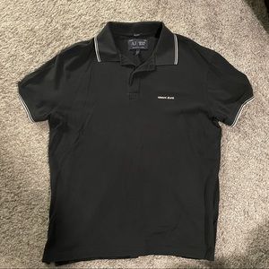 Armani Jeans Polo — Black